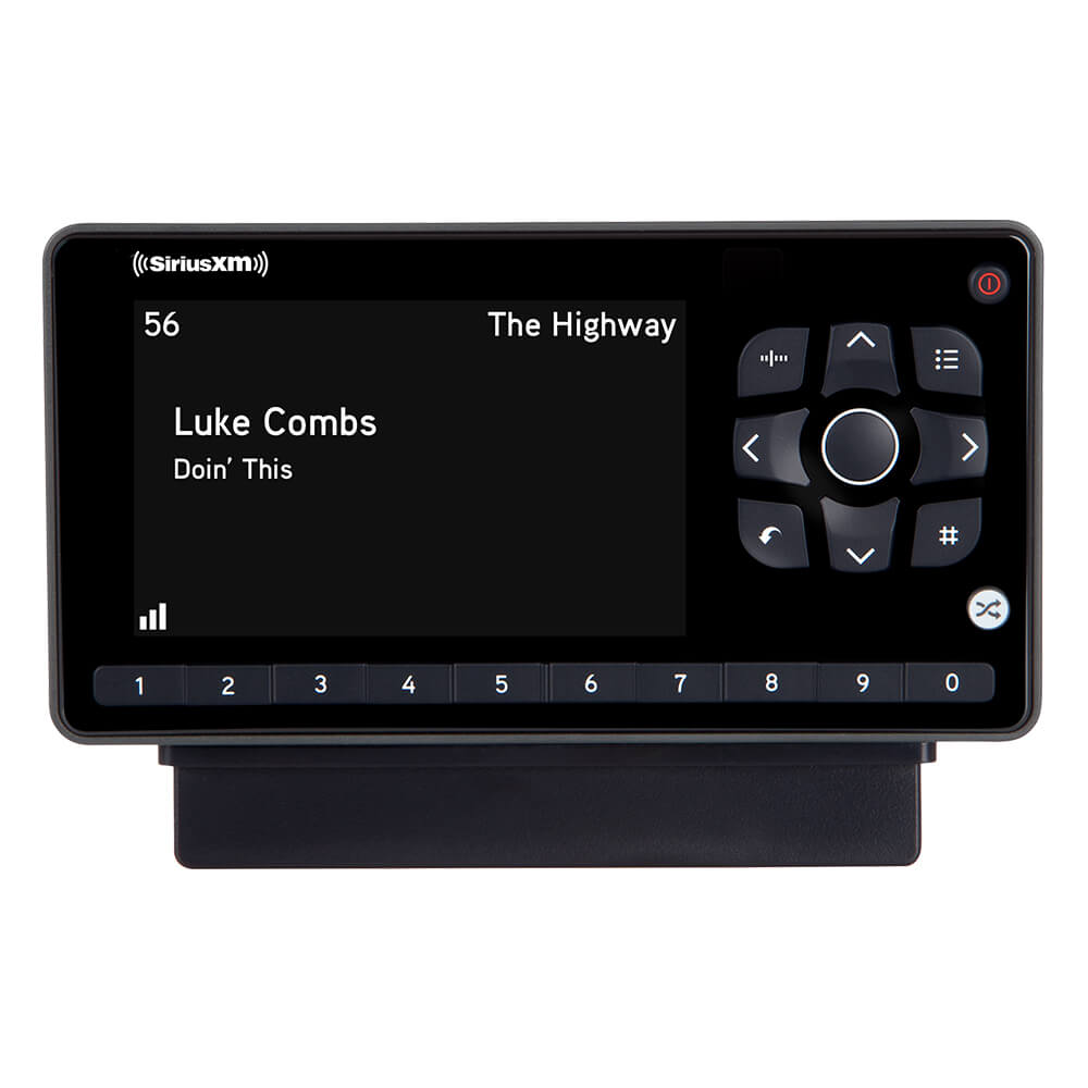 SiriusXM OnyX EZR Radio on Docking Cradle