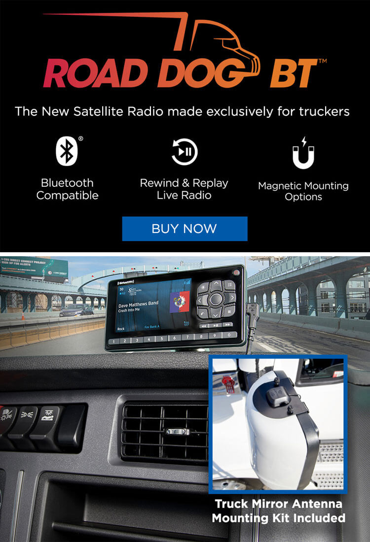 SiriusXM Road Dog BT Radio for Truckers