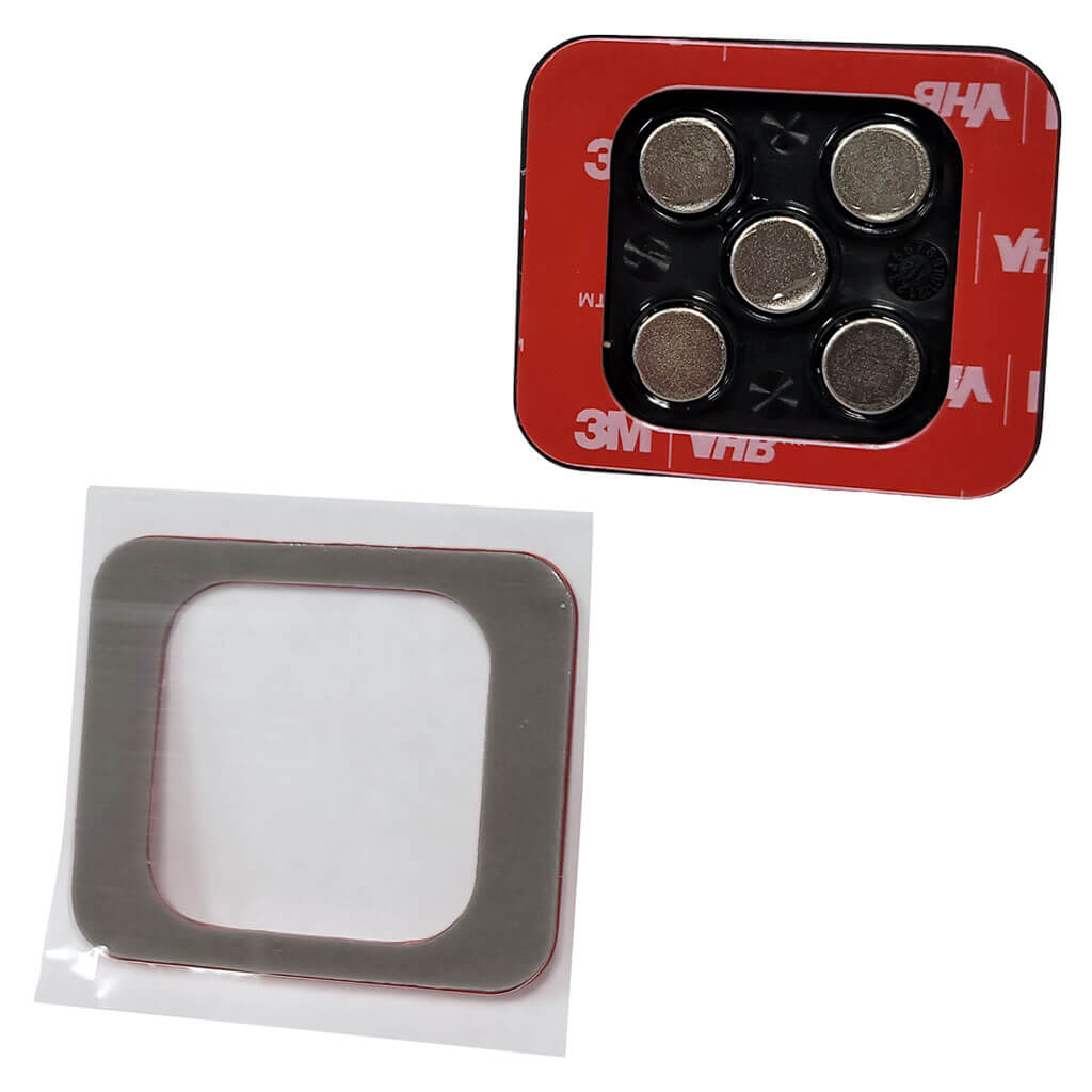 adhesive pad and magetic mount