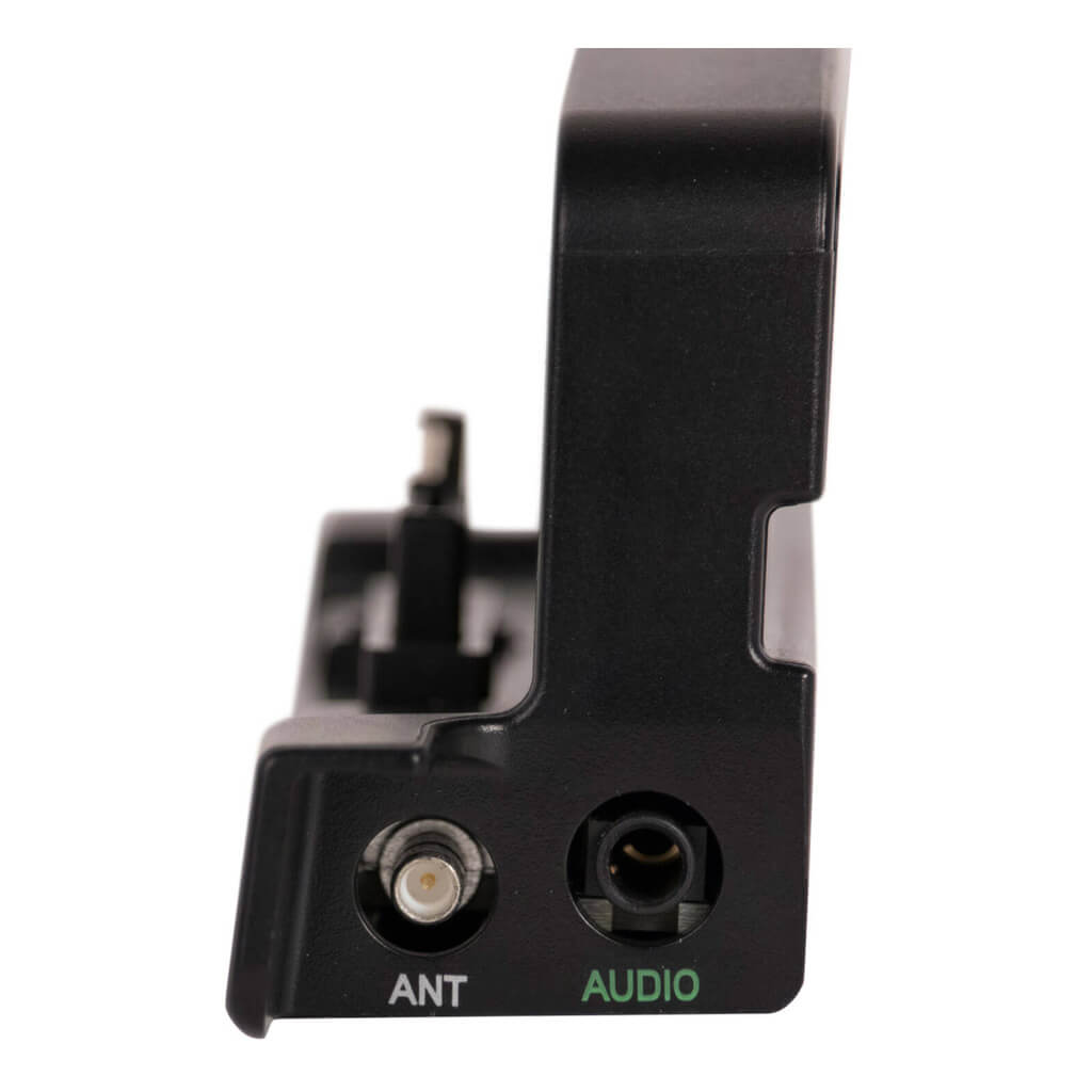 side of SXVD1 showing Antenna and Audio port