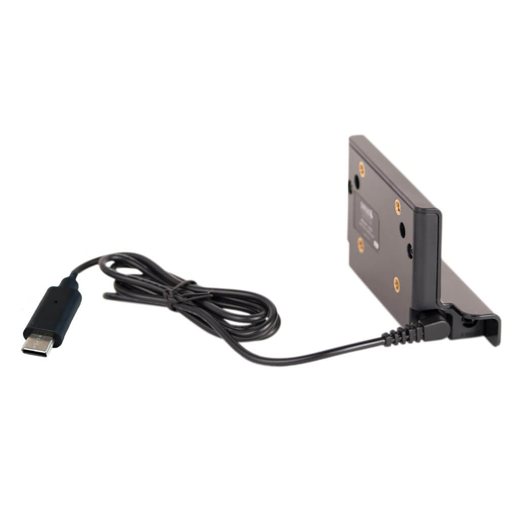 Power Cable connected to dock