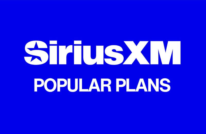 SiriusXM Popular Plans