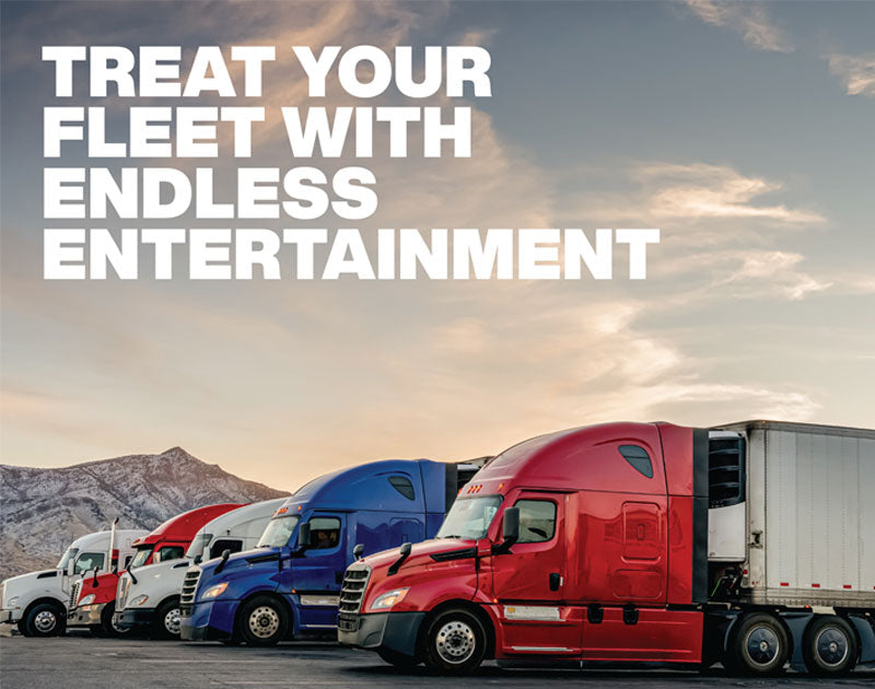 SiriusXM service for fleet trucks