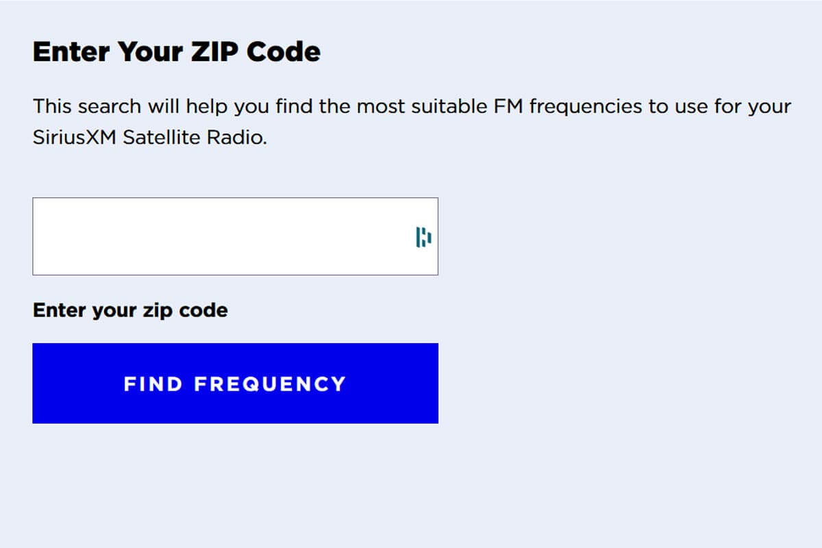 open fm channel finder for satellite radio