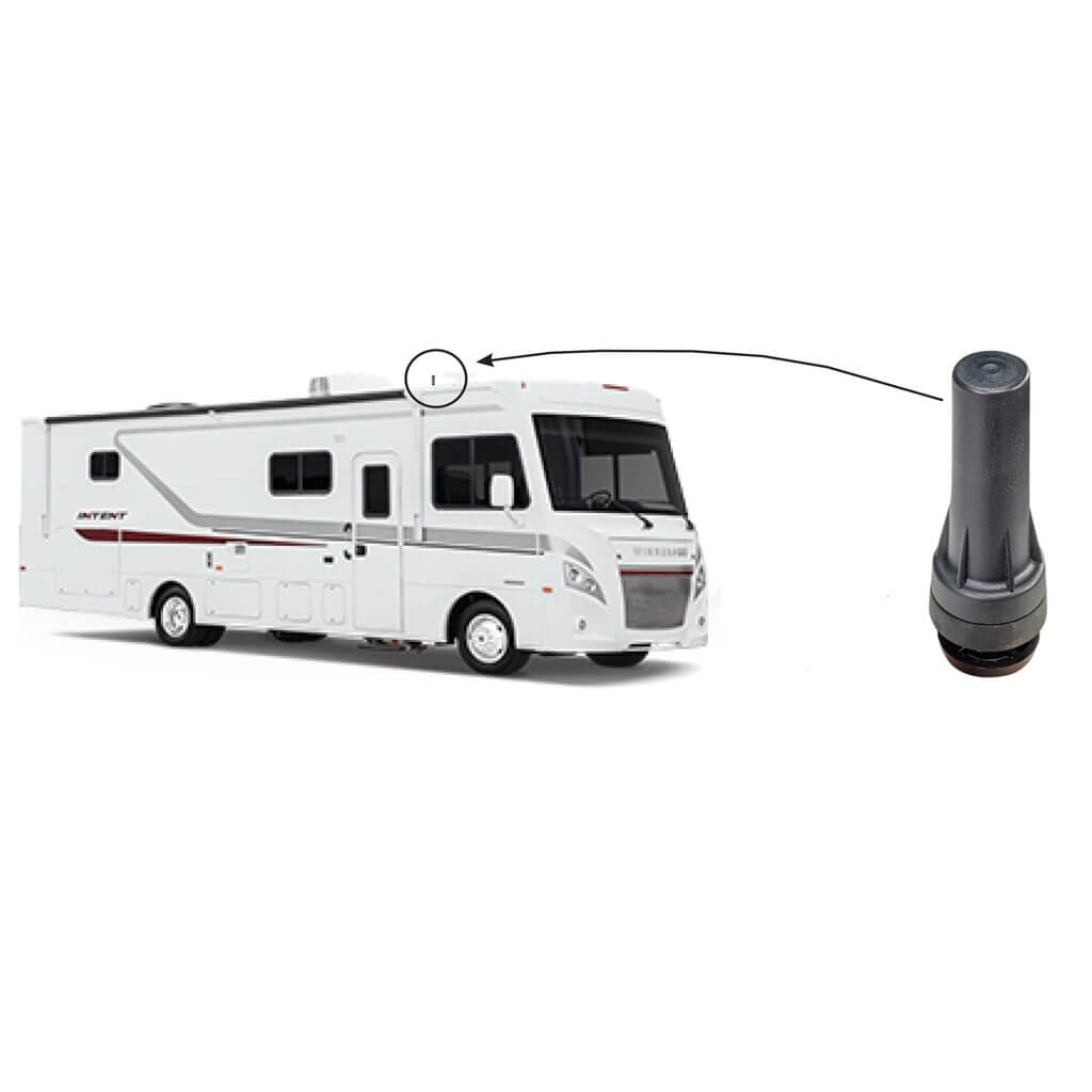 installs on the top of an RV or Truck