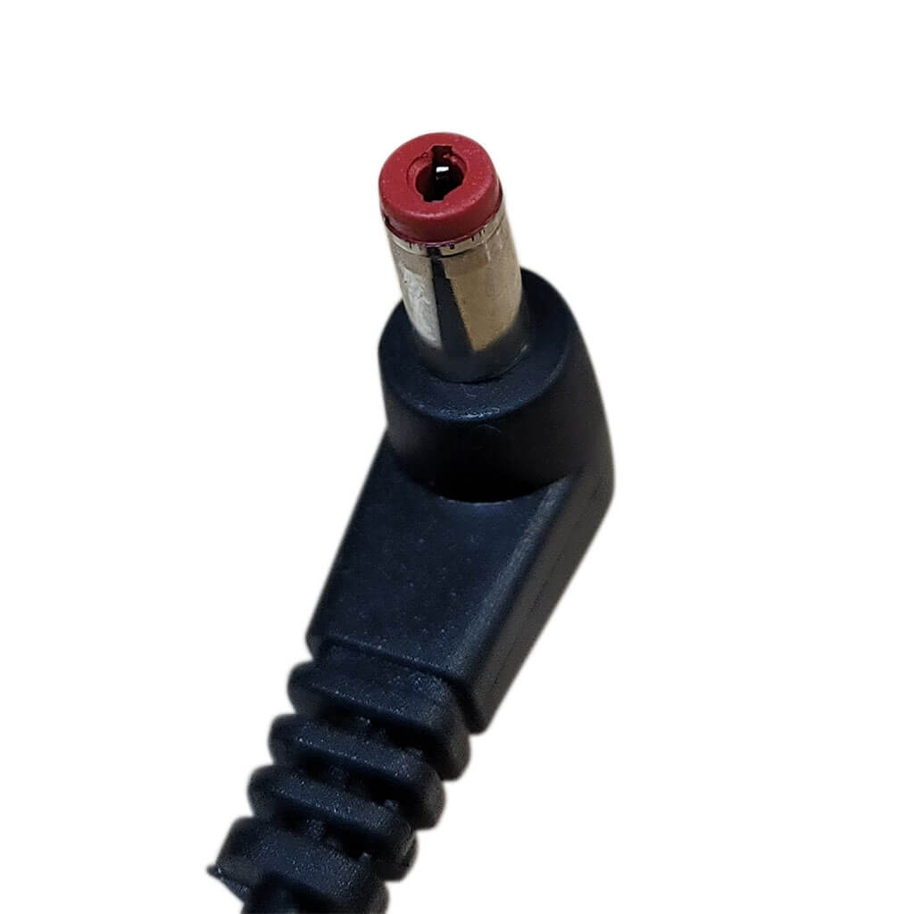 red tip on end of the connector